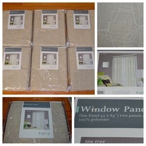 Apt 9 42”x84” sheer window panel curtain - NEW